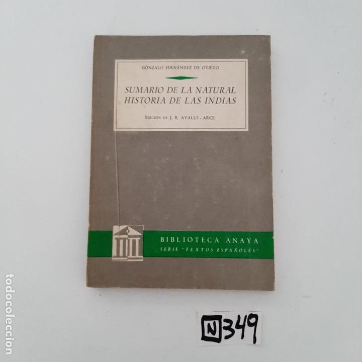 Libros de segunda mano: Sumario de la natural historia de las indias - Foto 1