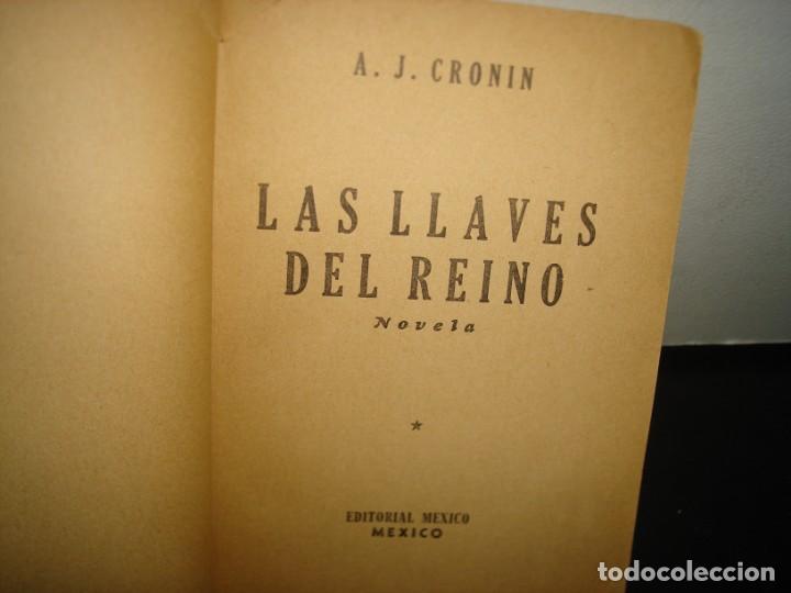 Libros de segunda mano: 7- LAS LLAVES DEL REINO - A. J. CRONIN - 1945 - Foto 3