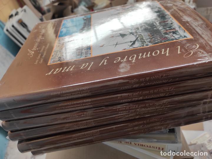 Libros de segunda mano: EL HOMBRE Y LA MAR 6 VOLUMENES. completa. precintada - Foto 1