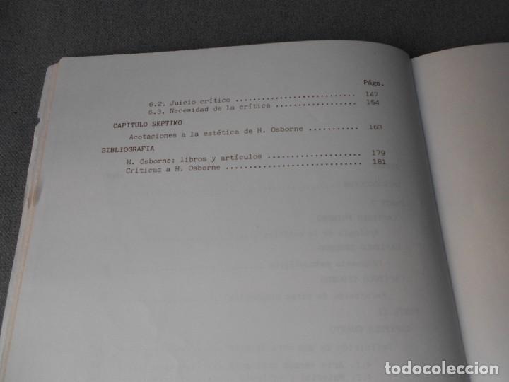 Libros de segunda mano: LA ESTETICA DE HAROLD OSBORNE - Foto 4