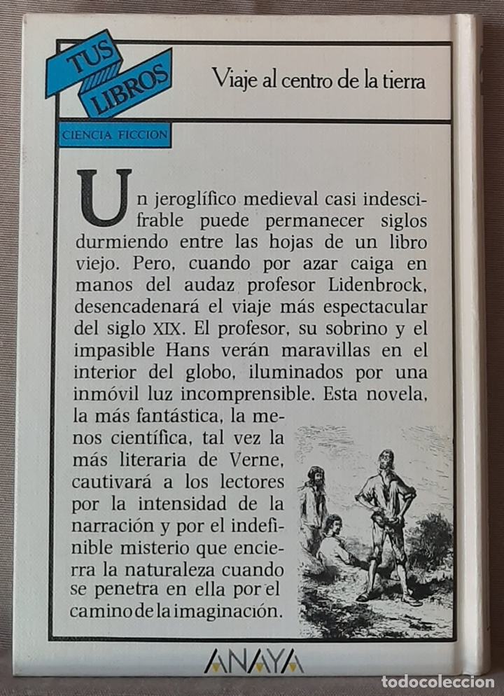 Libros de segunda mano: Viaje al centro de la Tierra-Julio Verne. - Foto 2