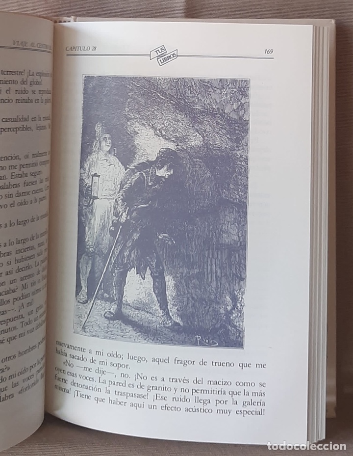 Libros de segunda mano: Viaje al centro de la Tierra-Julio Verne. - Foto 3