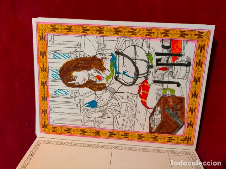 Libros de segunda mano: HARRY POTTER MINI LIBRO PARA COLOREAR POSTALES - Foto 3