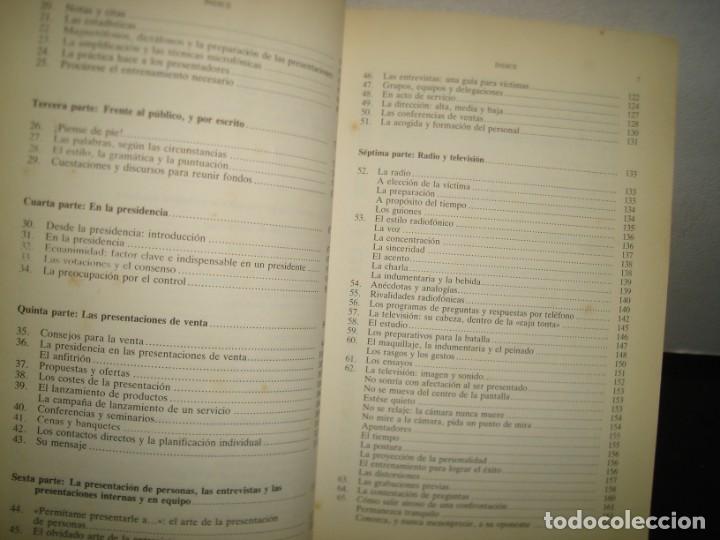 Libros de segunda mano: 8- C&Oacute;MO PRESENTAR CON &Eacute;XITO NUESTRAS IDEAS A LOS DEM&Aacute;S - GREVILLE JANNER - Foto 4