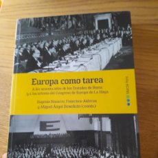 Libros de segunda mano: ESCASO. NASARRE, EUGENIO, EUROPA COMO TAREA, ED. MARCIAL PONS, 2018. Lote 343905323