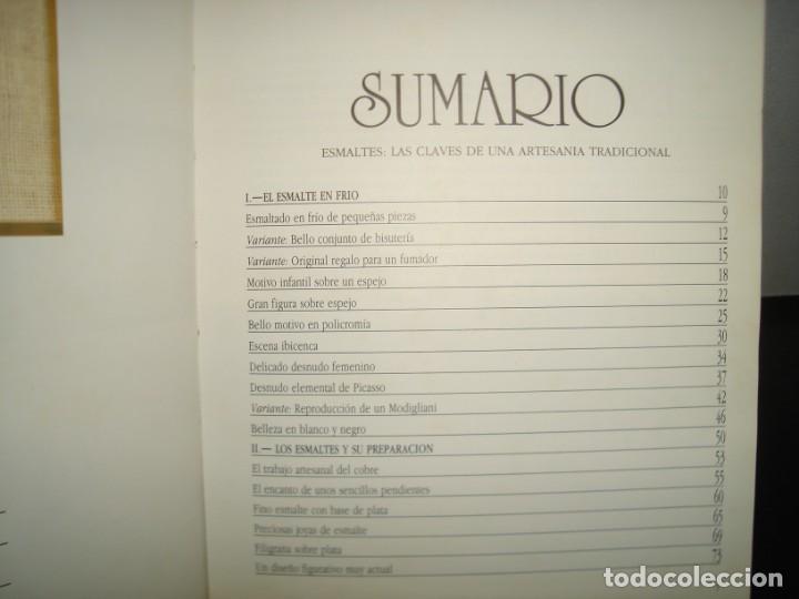 Libros de segunda mano: 8- ESCUELA DE ARTESAN&Iacute;A - ESMALTES - Foto 4