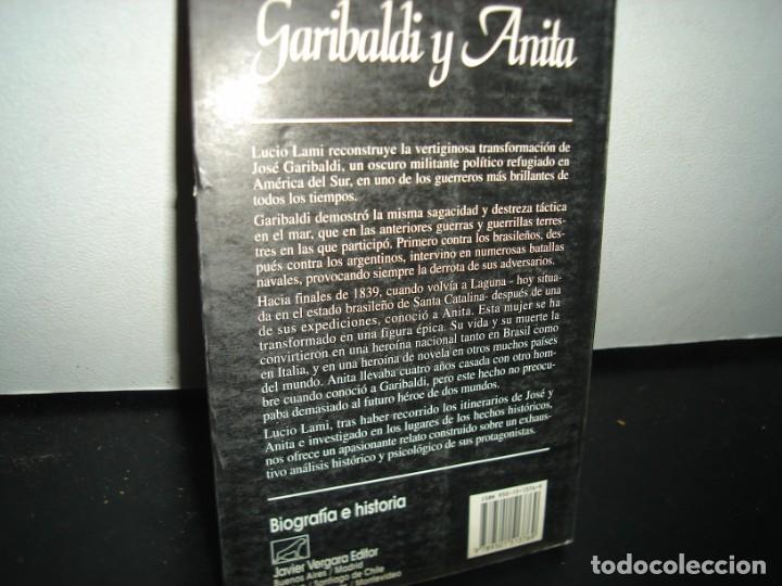 Libros de segunda mano: 8- GARIBALDI Y ANITA - LUCIO LAMI - Foto 3