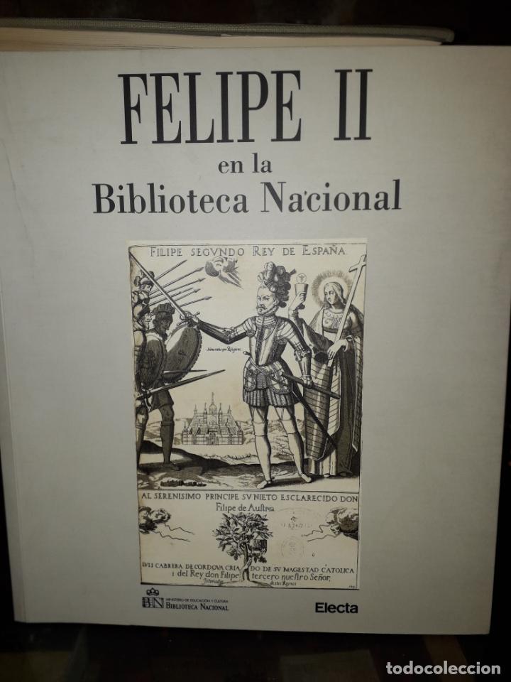 Libros de segunda mano: FELIPE II EN LA BIBLIOTECA NACIONAL - Foto 1