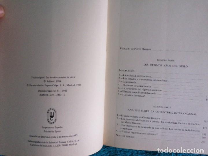 Libros de segunda mano: LOS &Uacute;LTIMOS A&Ntilde;OS DEL SIGLO - Foto 3