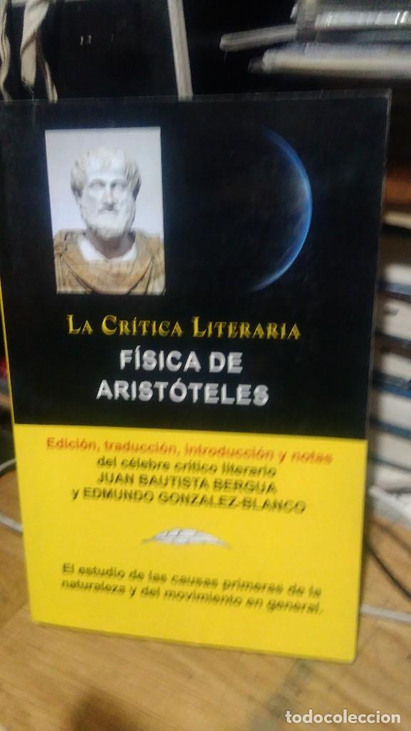 Libros de segunda mano: F&Iacute;SICA DE ARIST&Oacute;TELES, LA CR&Iacute;TICA LITERARIA - Foto 1