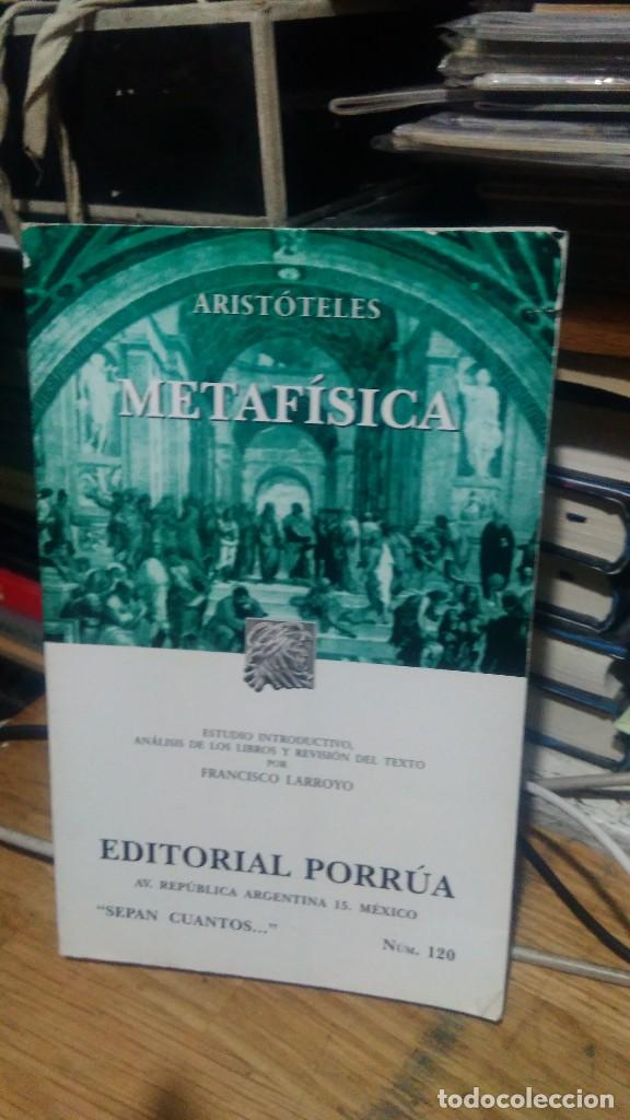 Libros de segunda mano: METAF&Iacute;SICA, ARIT&Oacute;TELES, ED. PORR&Uacute;A - Foto 1