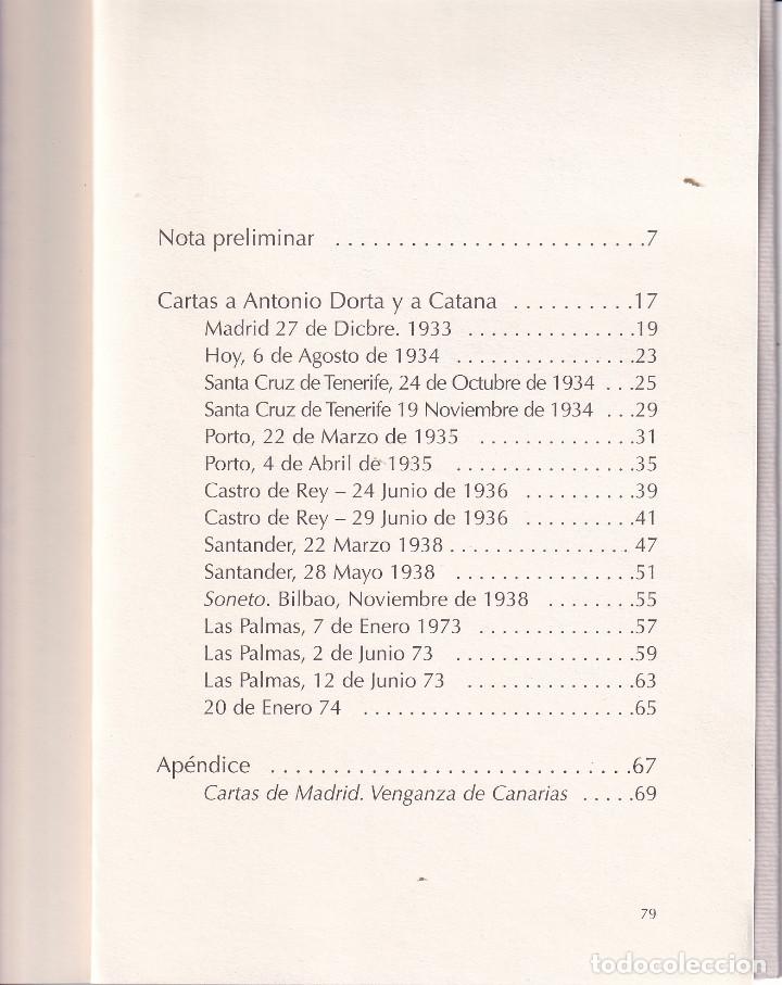 Libros de segunda mano: JUAN ISMAEL - CARTAS A ANTONIO DORTA Y A CATANA - Foto 2