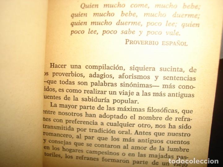 Libros de segunda mano: 9- BIBLIOTECA B&Aacute;SICA - CITAS Y REFRANES C&Eacute;LEBRES - Foto 3