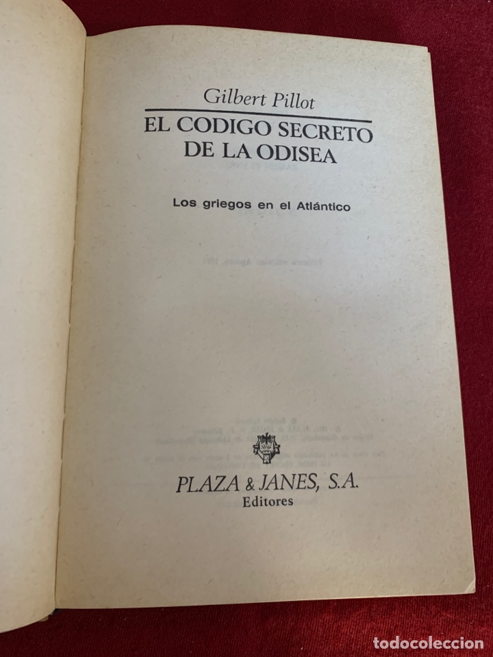 Libros de segunda mano: El c&oacute;digo secreto de La Odisea. Los griegos en el Atl&aacute;ntico. Gilbert Pillot. - Foto 7
