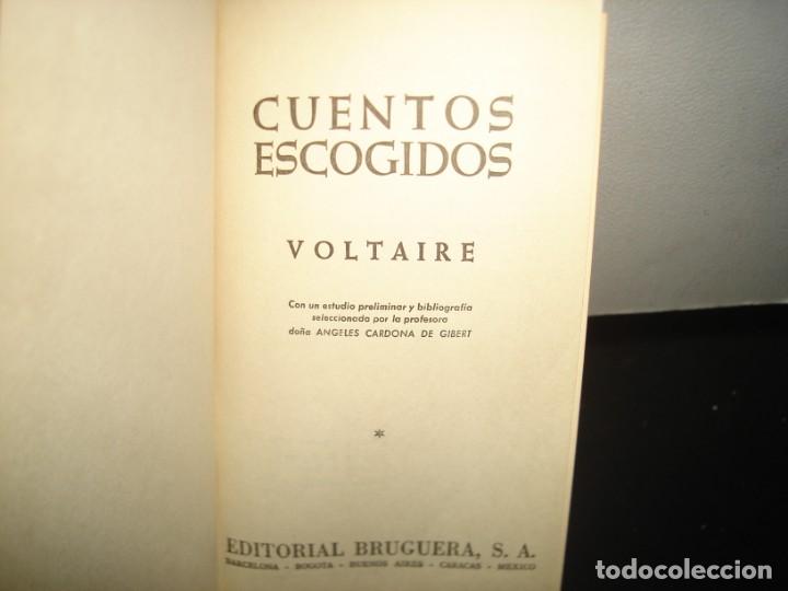 Libros de segunda mano: 9- CUENTOS ESCOGIDOS - VOLTAIRE - Foto 3