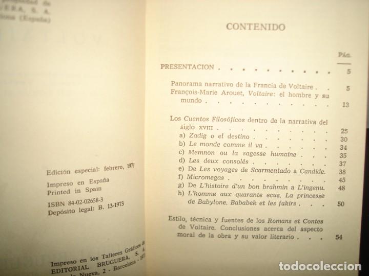 Libros de segunda mano: 9- CUENTOS ESCOGIDOS - VOLTAIRE - Foto 4