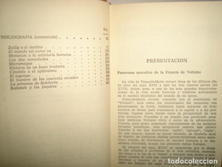 Libros de segunda mano: 9- CUENTOS ESCOGIDOS - VOLTAIRE - Foto 5