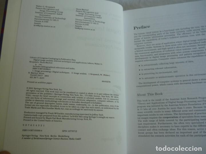 Libros de segunda mano: Digital image analysis selected techniques and applications, Springer 2001 - Foto 7