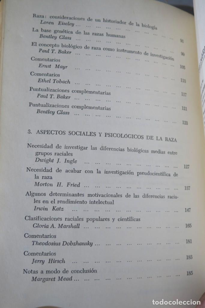 Libros de segunda mano: Ciencia y concepto de raza. (Gen&eacute;tica y conducta). VV.AA - Foto 3