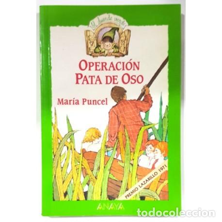 Libros de segunda mano: Operaci&oacute;n pata de oso. Mar&iacute;a Puncel. &iexcl;&iexcl;COMO NUEVO!! - Foto 1