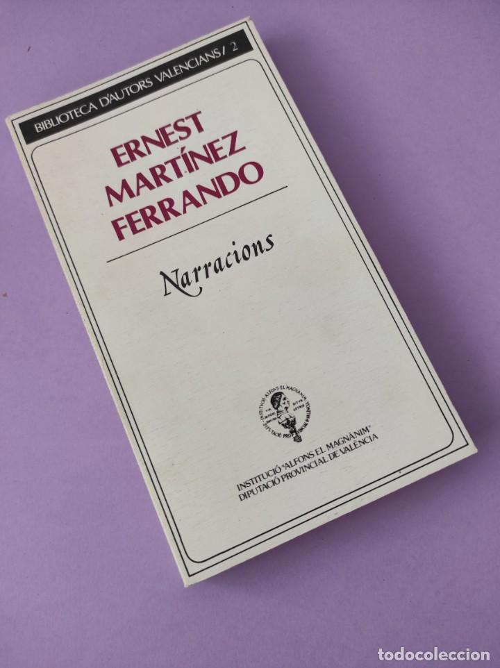Libros de segunda mano: NARRACIONS- Ernest Mart&iacute;nez Ferrando - Foto 1