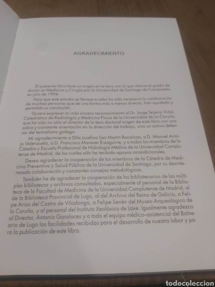 Libros de segunda mano: 1996 termas de Lugo pasado y presente rosa meujide failde diputaci&oacute;n Lugo - Foto 3