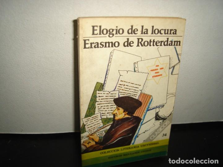 Libros de segunda mano: 9- ELOGIO DE LA LOCURA - ERASMO DE ROTTERDAM - Foto 1