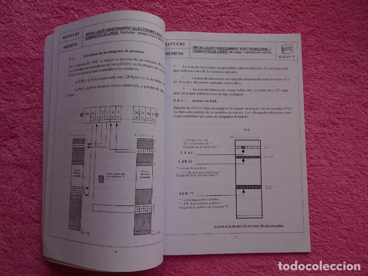 Libros de segunda mano: curso formativo aut&oacute;matas programables simatic-S5 grado medio electromec&aacute;nico seat - Foto 5