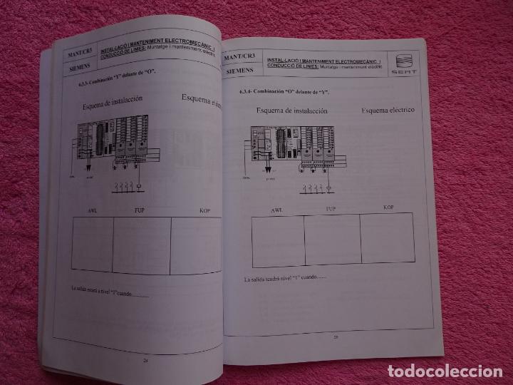 Libros de segunda mano: curso formativo aut&oacute;matas programables simatic-S5 grado medio electromec&aacute;nico seat - Foto 6