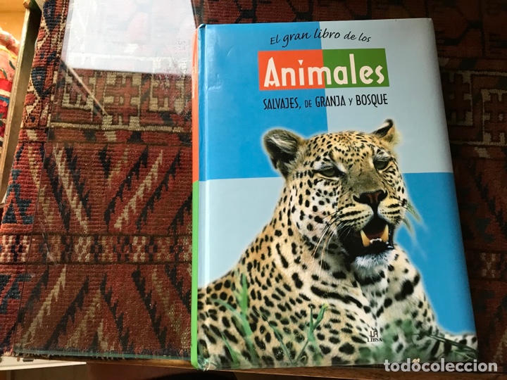 Libros de segunda mano: El gran libro de los animales. Salvajes, de granja y bosque. Libsa. Acolchado. Dif&iacute;cil - Foto 1