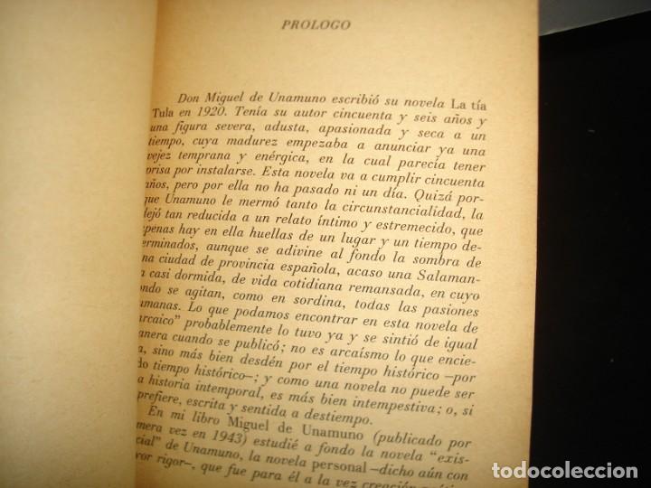 Libros de segunda mano: 9- LA T&Iacute;A TULA - M. DE UNAMUNO - Foto 3