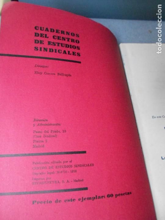 Libros de segunda mano: CUADERNOS DEL CENTRO DE ESTUDIOS SINDICALES. - Foto 3