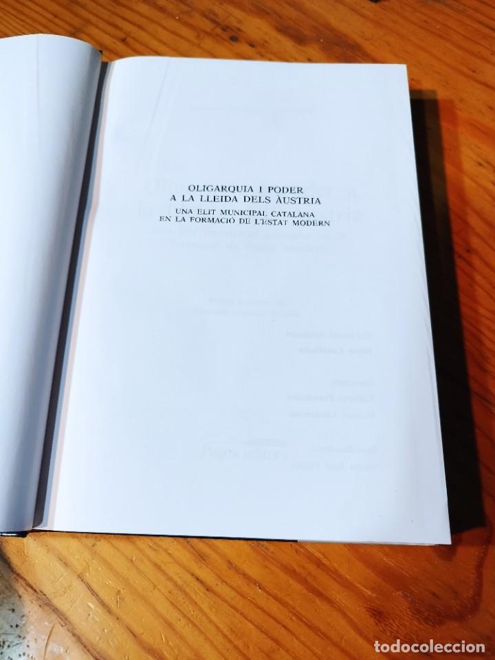 Libros de segunda mano: OLIGARQUIA I PODER A LA LLEIDA DELS &Agrave;USTRIA - ANTONI PASSOLA - ED. PAGES - 1997 - Foto 2