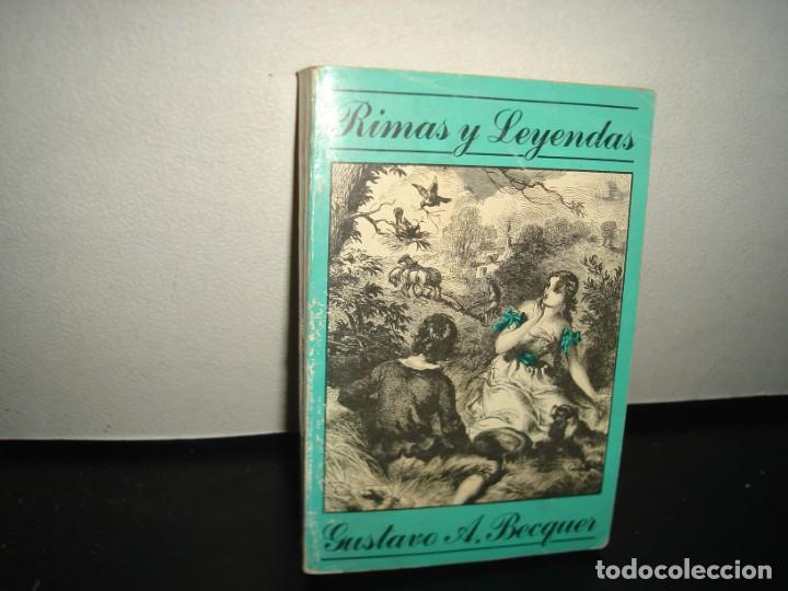 Libros de segunda mano: 9- RIMAS Y LEYENDAS - GUSTAVO A. BECQUER - Foto 1