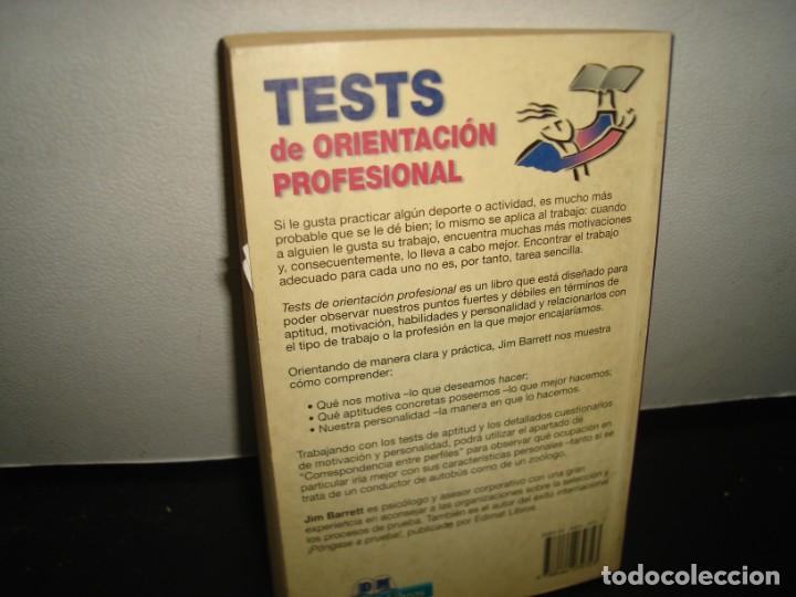 Libros de segunda mano: 9- TESTS DE ORIENTACI&Oacute;N PROFESIONAL - JIM BARRETT - Foto 3