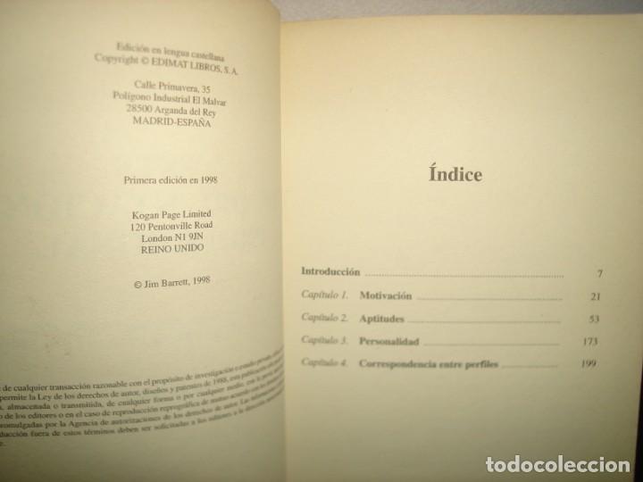 Libros de segunda mano: 9- TESTS DE ORIENTACI&Oacute;N PROFESIONAL - JIM BARRETT - Foto 4