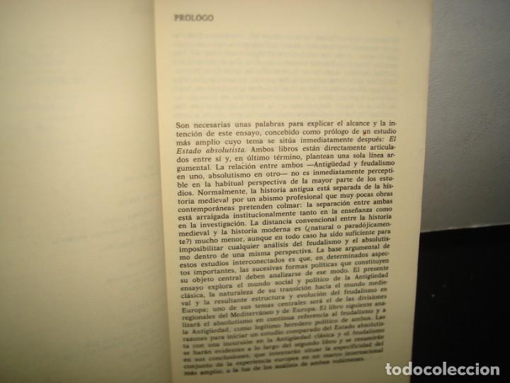 Libros de segunda mano: 9- TRANSICIONES DE LA ANTIG&Uuml;EDAD AL FEUDALISMO - PERRY ANDERSON - Foto 5
