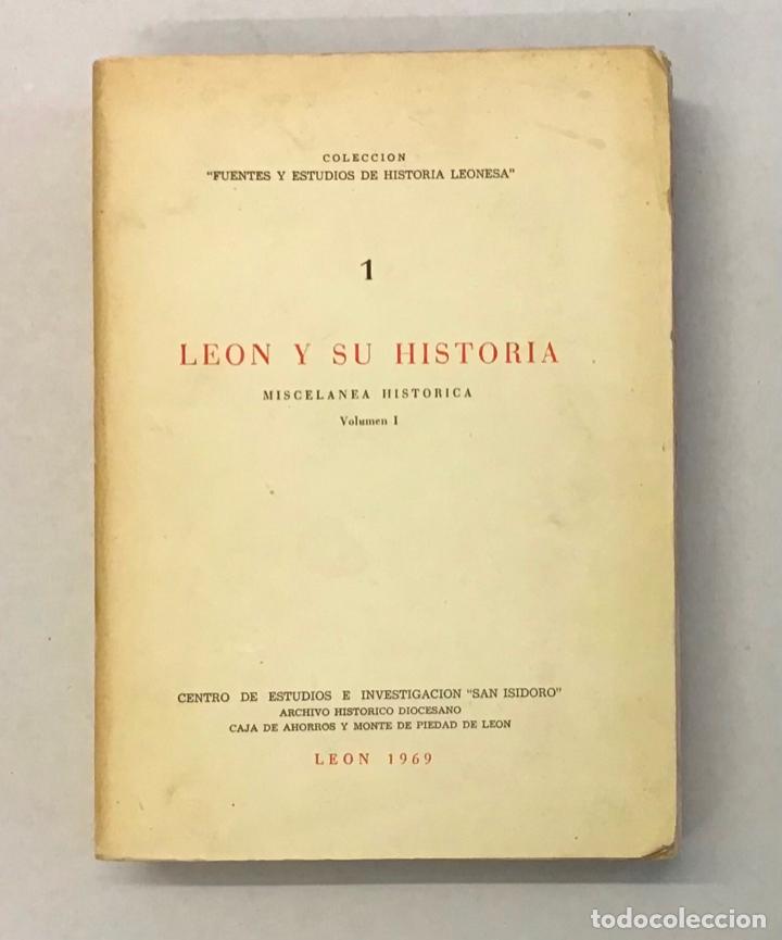Libros de segunda mano: LEON Y SU HISTORIA. Miscelanea historica. Volumen I. - Foto 1