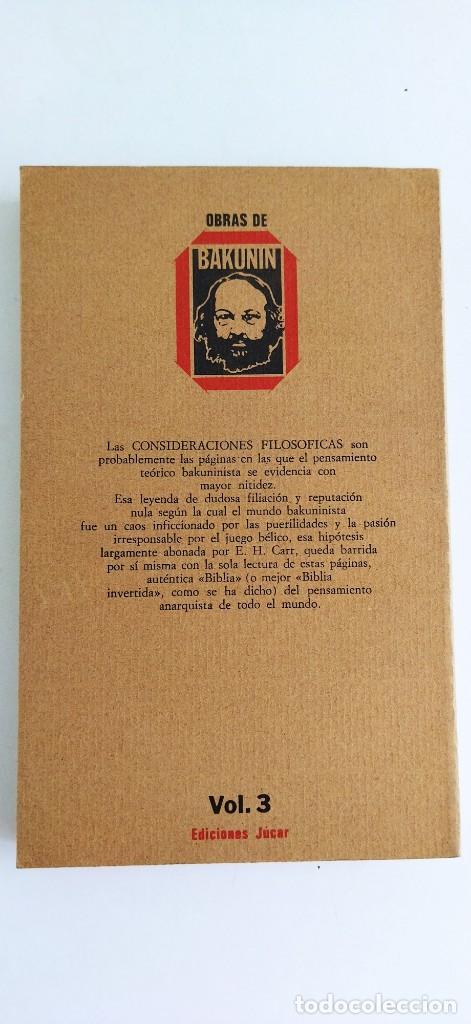 Libros de segunda mano: Obras de Bakunin.- Vol. 3.- Ed. J&uacute;car. - Foto 2