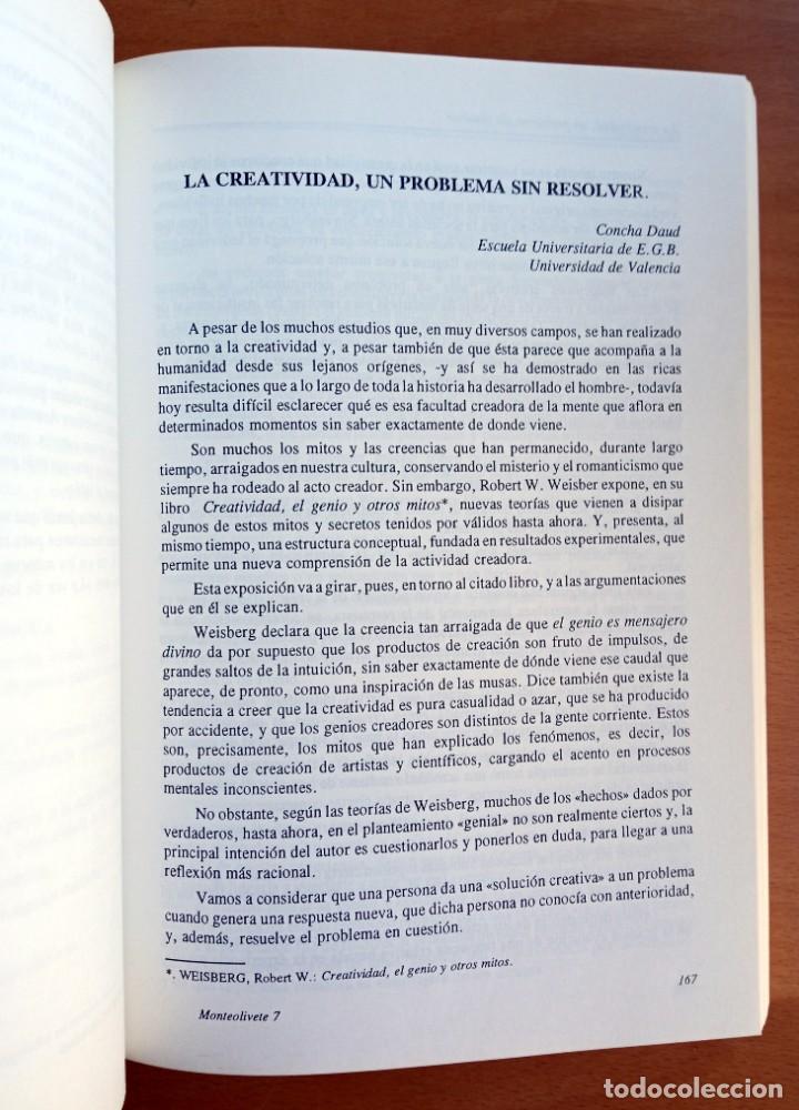 Libros de segunda mano: Monteolivete 7 - Curso 1989 - 90 - Homenaje a Eusebio Aranda. - Foto 3