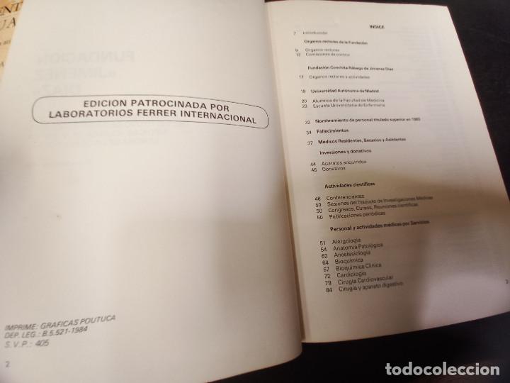 Libros de segunda mano: Fundaci&oacute;n Jim&eacute;nez D&iacute;az, laboratorios Ferrer 1984, libro - Foto 3