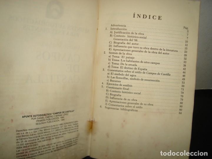 Libros de segunda mano: 10- CAMPOS DE CASTILLA - ANTONIO MACHADO - Foto 7