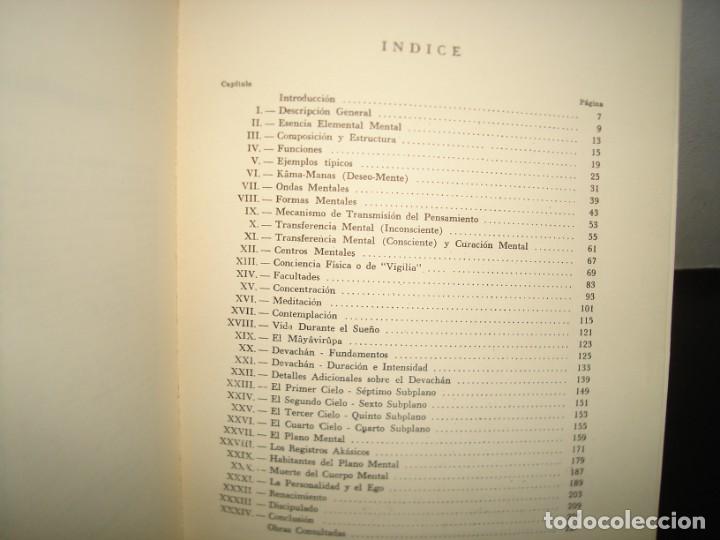 Libros de segunda mano: 10- EL CUERPO MENTAL - ARTURO E. POWELL - Foto 4
