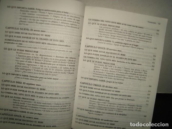 Libros de segunda mano: 11- EL PRIMER A&Ntilde;O DEL BEB&Eacute; - ARLENE EISENBERG - Foto 6