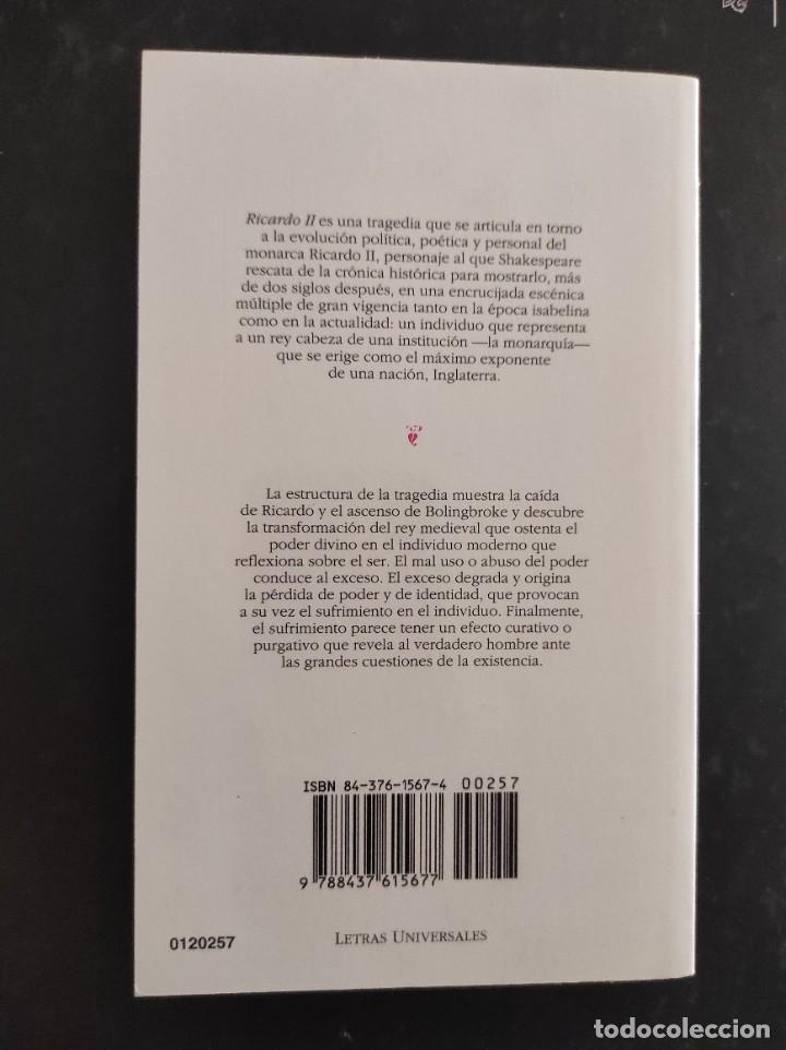 Libros de segunda mano: RICARDO II - William Shakespeare - Foto 3