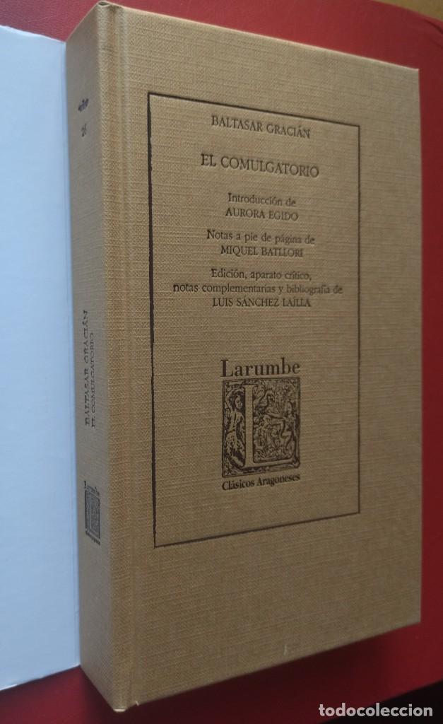 Libros de segunda mano: El Comulgatorio. Baltasar Graci&aacute;n. 2003. - Foto 3