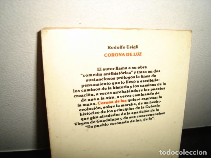 Libros de segunda mano: 12- CORONA DE LUZ - RODOLFO USIGLI - Foto 3