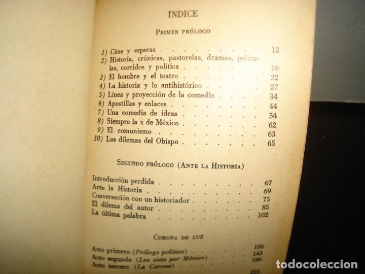 Libros de segunda mano: 12- CORONA DE LUZ - RODOLFO USIGLI - Foto 4