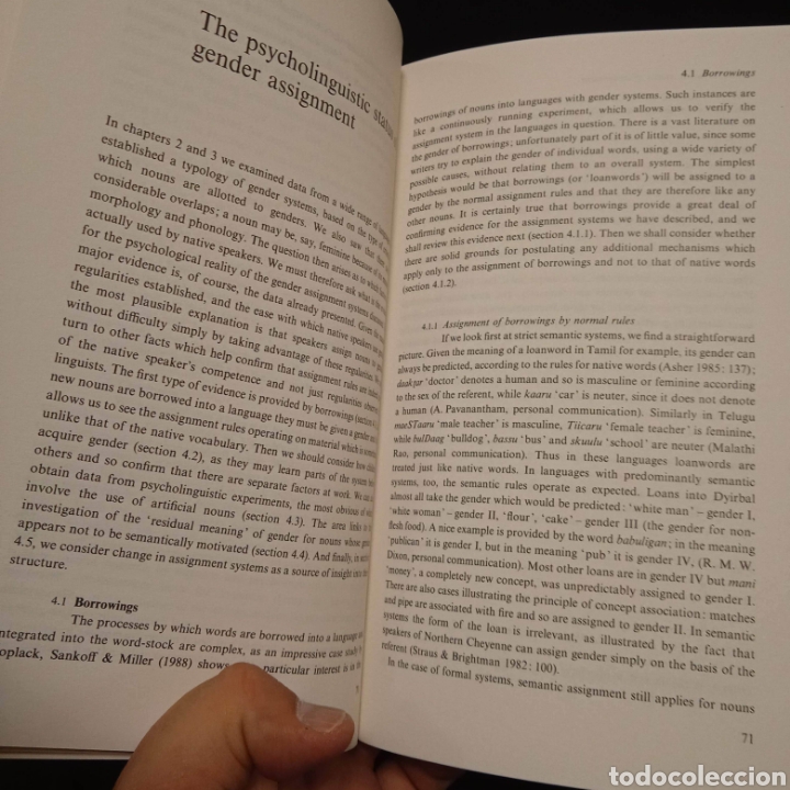 Libros de segunda mano: GENDER - GREVILLE CORBETT - CAMBRIDGE 1995 - Foto 6