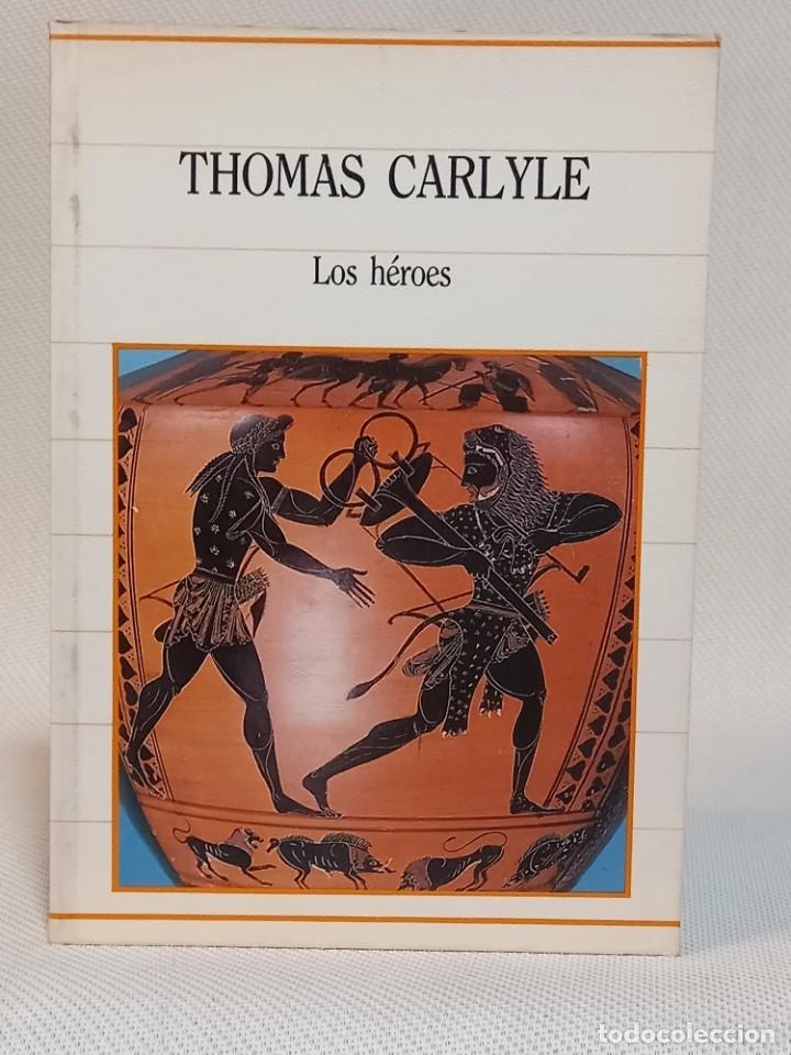 Libros de segunda mano: Los h&eacute;roes. Thomas Carlyle. Editorial Sarpe. 1985. - Foto 1